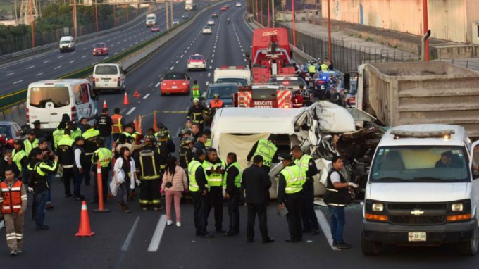 Một vụ tai nạn giao thông tại Mexico.