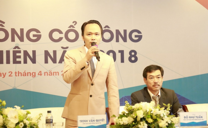 Ông Trịnh Văn Quyết - Chủ tịch HĐQT FLC Faros phát