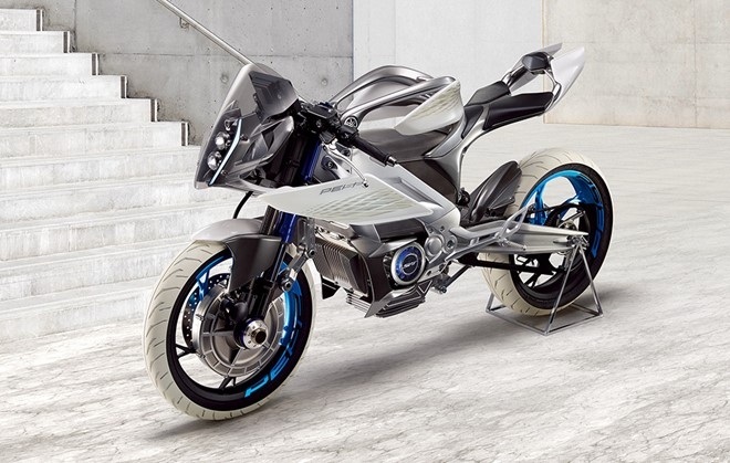 Bimota Tesi H2 Concept  môtô pha trộn phong cách Nhật và Italy  Xe máy