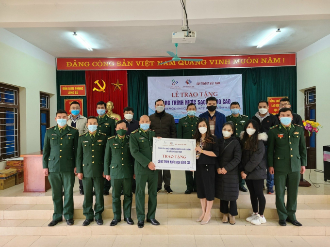 Quỹ Toyota Việt nam cung cấp nước sạch cho trường 