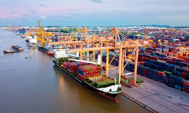 Cảng Hải Phòng giữ đà tăng trưởng sản lượng hàng hóa thông qua   - Ảnh 1.