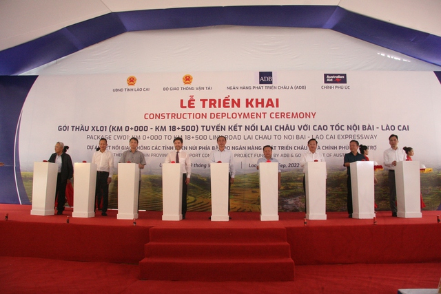 Chính thức khởi công tuyến kết nối Lai Châu với cao tốc Nội Bài - Lào Cai - Ảnh 1.