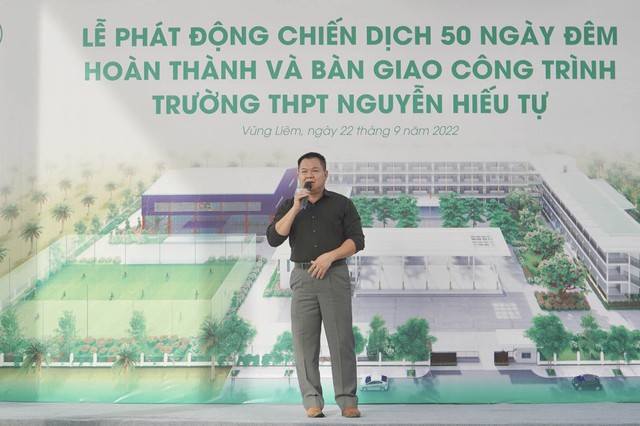 Trungnam Group dồn lực xây dựng Trường THPT Nguyễn Hiếu Tự về đích - Ảnh 2.