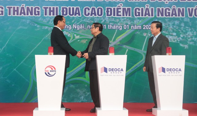 Cao tốc Quảng Ngãi - Hoài Nhơn chính thức được khởi công - Ảnh 4.