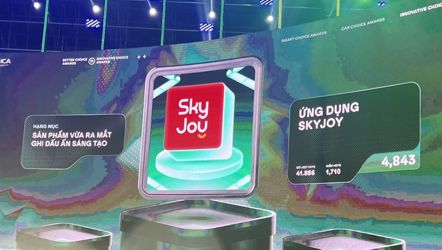 Vietjet SkyJoy là &quot;Sản phẩm vừa ra mắt ghi dấu ấn sáng tạo&quot; tại Better Choice Awards 2023 - Ảnh 2.