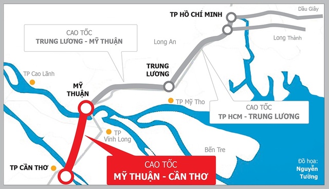 Bộ GTVT đề nghị An Giang ưu tiên cấp cát cho cao tốc Mỹ Thuận - Cần Thơ thi công "nước rút"- Ảnh 2.