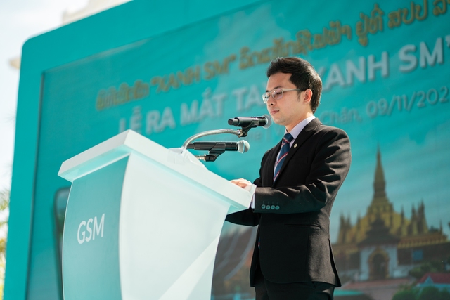 GSM chính thức khai trương dịch vụ taxi điện tại Lào - Ảnh 3.