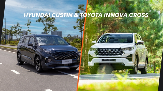 Toyota Innova Cross đang tỏ ra đuối sức khi cạnh tranh với đối thủ Hyundai Custin.