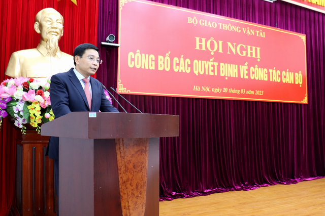 Bộ trưởng Nguyễn Văn Thắng trao Quyết định bổ nhiệm Giám đốc Ban Quản lý dự án Thăng Long - Ảnh 1.