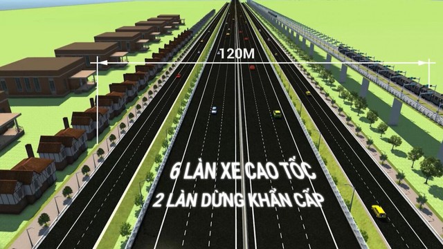 Mô phỏng các thông số kỹ thuật đoạn đi trên cao tuyến Vành đai 4 vùng Thủ đô Hà Nội