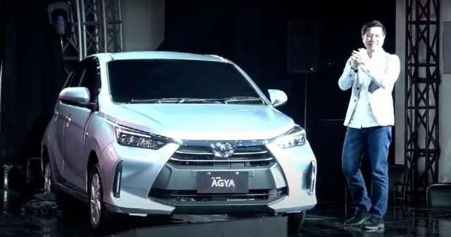 Toyota Wigo 2023 có tên Agya vừa ra mắt thị trường Indonesia - Ảnh: paultan.org.