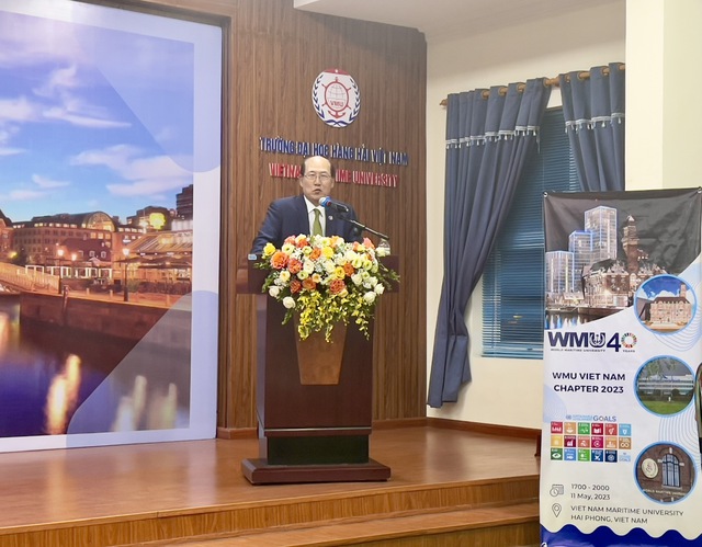 Tổng Thư ký IMO dự lễ kỷ niệm 40 năm Ngày thành lập Đại học Hàng hải Thế giới tại Việt Nam   - Ảnh 1.