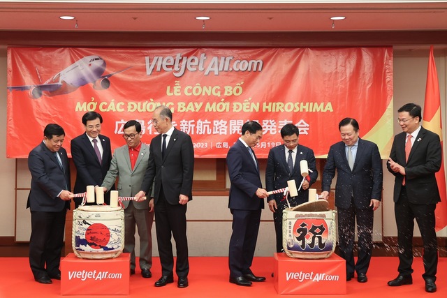 Vietjet công bố đường bay thẳng đầu tiên giữa Việt Nam và Hiroshima - Ảnh 2.