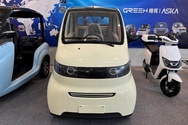 Mẫu xe điện Trung Quốc Zhidou A01 vừa được trưng bày tại triển lãm Autotech & Accesories 2023 diễn ra tại TP.HCM.