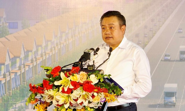 Thủ tướng Phạm Minh Chính dự lễ khởi công Dự án đường Vành đai 4 – Vùng Thủ đô - Ảnh 4.