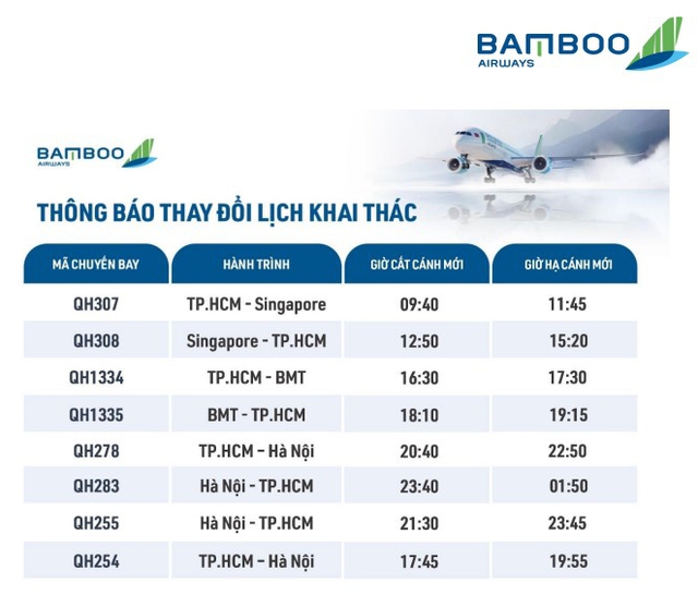 Bamboo Airways điều chỉnh kế hoạch khai thác một số chuyến bay do ảnh hưởng của bão số 1  - Ảnh 10.