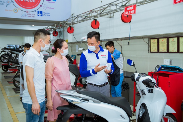 Mức tiêu thụ nhiên liệu trung bình trên các mẫu xe máy của Honda Việt Nam hiện là 1,9 lít/100km.