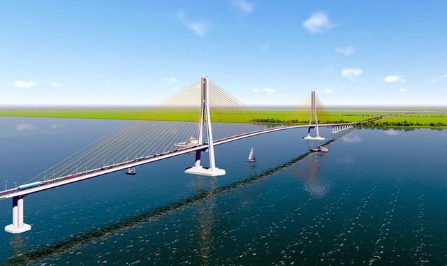 Chuẩn bị đấu thầu gói thầu hơn 2.000 tỷ đồng làm cầu Đại Ngãi nối Trà Vinh - Sóc Trăng - Ảnh 1.