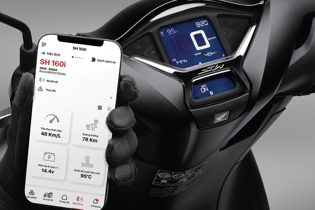Honda SH 2024 nâng cấp công nghệ, thay tem phối màu mới, giá nhích nhẹ - Ảnh 10.