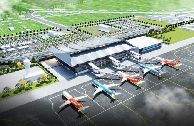 Hơn 1.800 tỷ đồng xây dựng Nhà ga T2 và mở rộng sân đỗ Cảng hàng không Đồng Hới - Ảnh 1.