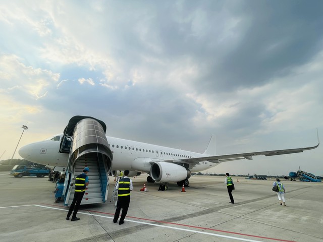 Hình ảnh mới nhất về máy bay Airbus A320 được bổ sung vào đội bay phục vụ cao điểm Tết- Ảnh 2.