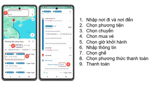 Hôm nay đường sắt chính thức bán vé tàu qua bản đồ trực tuyến - Ảnh 1.