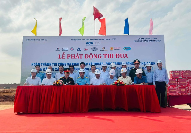 ACV phát động thi đua trên công trường xây dựng sân bay Long Thành- Ảnh 1.