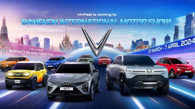 Đây là lần đầu tiên VinFast Auto (Nasdaq: VFS) tham dự kỳ triển lãm ô tô nổi tiếng nhất khu vực Đông Nam Á.