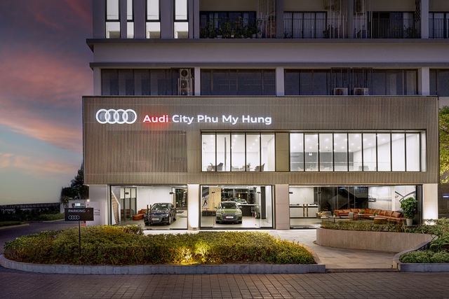 Toàn cảnh City Showroom Audi Phú Mỹ Hưng.