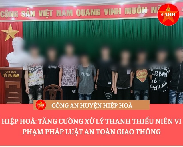 Bắc Giang: Xử lý nhóm thanh, thiếu niên điều khiển môtô lạng lách - Ảnh 2.