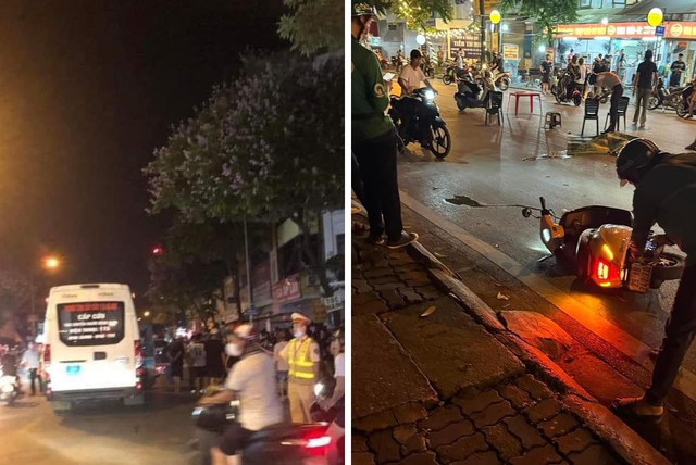 Hà Nội: Nữ sinh đi xe máy điện tử vong, lái xe tải định bỏ chạy và bị người dân giữ lại- Ảnh 1.