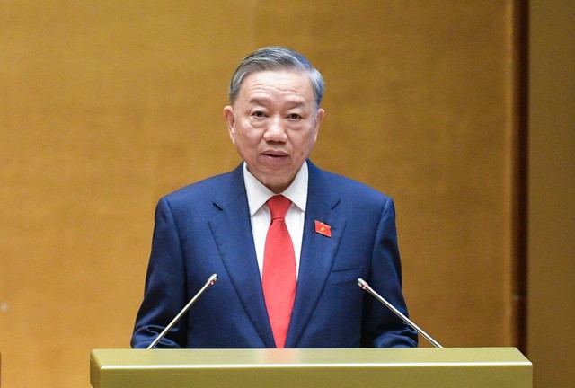Hình ảnh Chủ tịch nước Tô Lâm tuyên thệ và phát biểu nhậm chức- Ảnh 7.