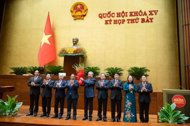 Hình ảnh Chủ tịch nước Tô Lâm tuyên thệ và phát biểu nhậm chức- Ảnh 9.