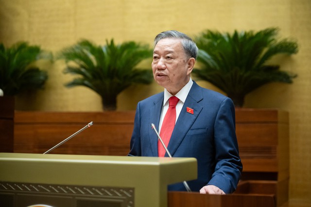 Hình ảnh Chủ tịch nước Tô Lâm tuyên thệ và phát biểu nhậm chức- Ảnh 10.