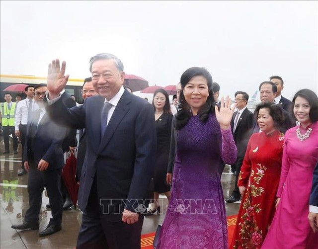 Chùm ảnh: Các hoạt động của Tổng Bí thư, Chủ tịch nước Tô Lâm trong chuyến thăm cấp Nhà nước đến Trung Quốc - Ảnh 1.