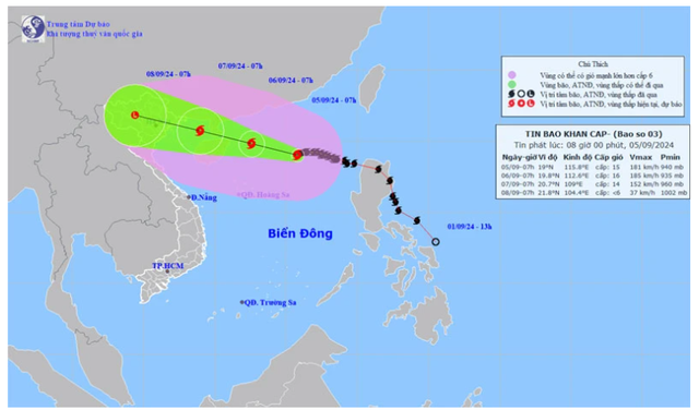 Chủ động ứng phó với bão số 3 khi đổ bộ vào đất liền - Ảnh 1.