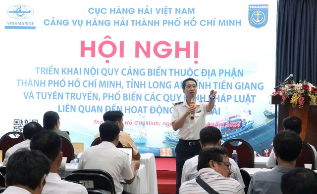 Cảng vụ Hàng hải TP. HCM triển khai số hóa trong quản lý hoạt động dịch vụ hàng hải - Ảnh 1.