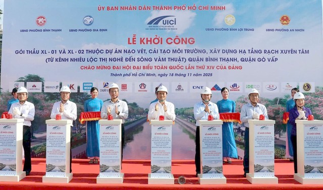 TP.HCM khởi công hai gói thầu cuối cùng dự án trọng điểm cải tạo môi trường rạch Xuyên Tâm - Ảnh 1.