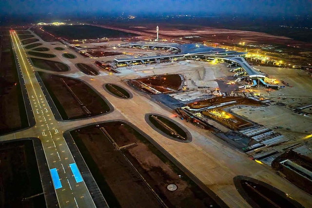 Sân bay Long Thành được ứng dụng công nghệ xanh trong thi công - Ảnh 1.