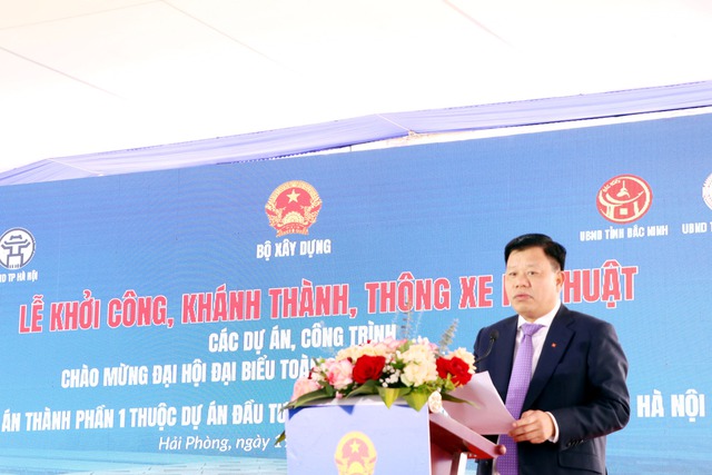 Hải Phòng: Khởi công Dự án tuyến đường sắt Lào Cai - Hà Nội - Hải Phòng tại ga Hải Dương Nam - Ảnh 2.