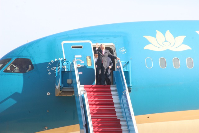 Khánh thành các công trình và đón chuyến bay đầu tiên tại sân bay Long Thành - Ảnh 1.