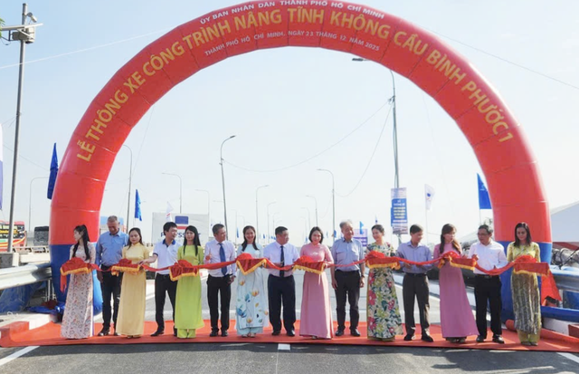 TP.HCM hoàn thành nâng tĩnh không cầu Bình Phước - Ảnh 2.