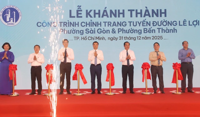 TP.HCM khánh thành công trình chỉnh trang đường Lê Lợi - Ảnh 8.