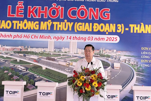 TP. HCM khởi công dự án nút giao thông Mỹ Thuỷ - Ảnh 1.