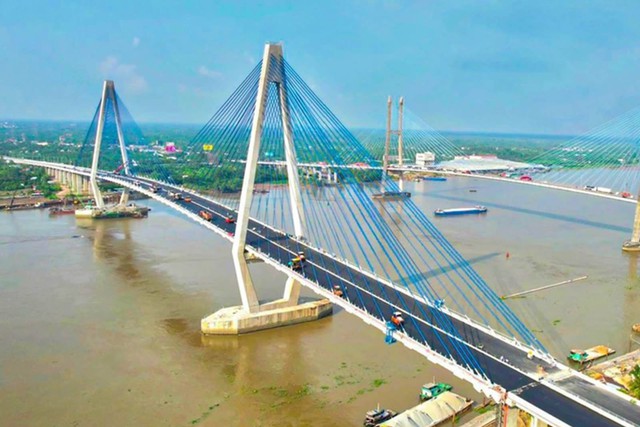 Hạn xe lưu thông trên cầu Mỹ Thuận đến hết tháng 6 - Ảnh 1.