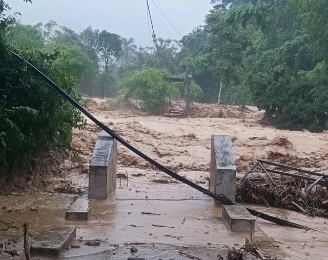 Ảnh hưởng của bão số 3 (Wipha): Bắc Trung Bộ ngập úng diện rộng - Ảnh 3.