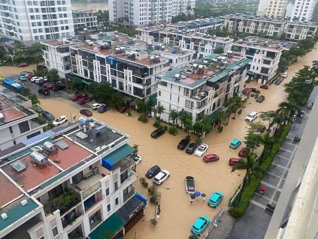 Ảnh hưởng bão số 5: Mưa to, kéo dài gây ngập lụt nhiều khu vực ở Quảng Ninh - Ảnh 1.
