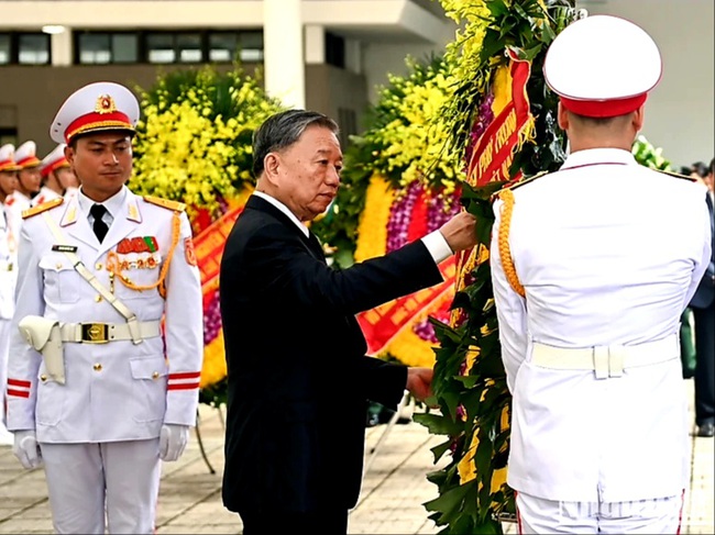 Cử hành trang trọng Lễ Quốc tang viếng Tổng Bí thư Nguyễn Phú Trọng- Ảnh 2.