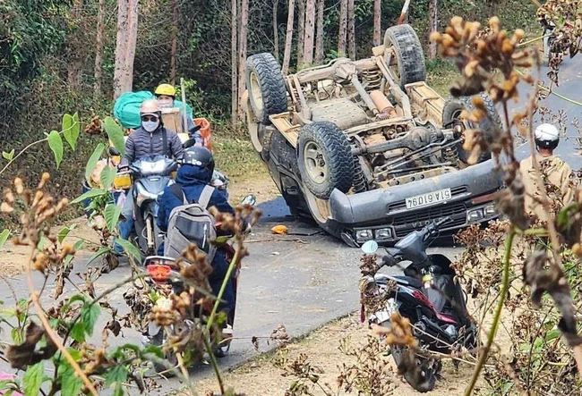 Gia Lai: Tài xế ô tô vi phạm nồng độ cồn gây tai nạn khiến một người phụ nữ tử vong - Ảnh 1.