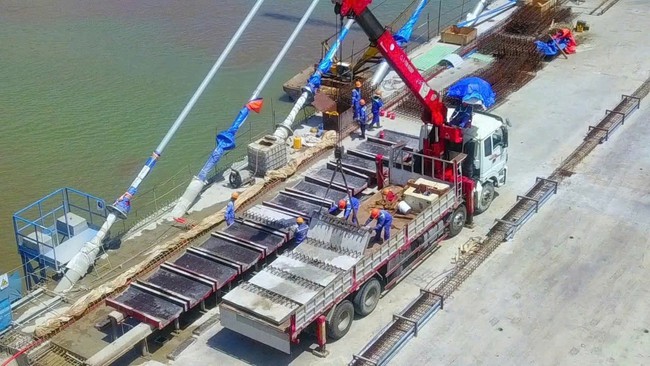 Cầu Rạch Miễu 2: Thi công xuyên lễ 30/4, quyết tâm về đích trước Quốc khánh 2/9- Ảnh 2.